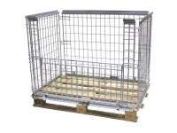 Stackable retention unit for 1000x1200mm timber pallet
