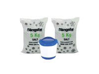 4kg Handheld Salt Spreader Shaker, With 2 x 5kg Salt