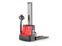 Electric wrap over forks stacker - 1200kg