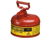 Justrite Metal Safety Can 4.0 litre cap. flammable liquid