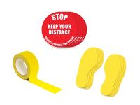 Floor Signs Social distance Kit