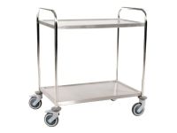 Stainless Steel Shelf Trolley - 100kg Capacity