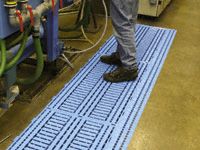 Corner and Edge for Work Deck Poylethylene Floor Tiles
