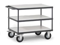 Fetra ESD 3 shelf trolley 1000Lx700W, 500kg capacity