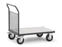 Fetra ESD wire mesh end trolley, 500kg capacity