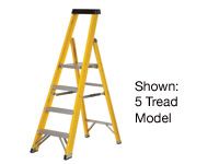 Fibreglass Platform Stepladder - 4 tread
