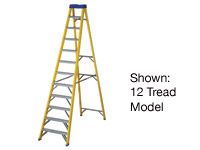 Fibreglass Swingback Stepladder -10 tread