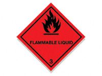Flammable Liquid Hazard Diamond Signs