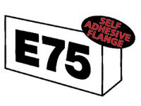 Flanged s/a aisle marker inc upto 3 digits ea side