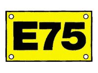 Flat aisle marker sign inc up to 3 digits