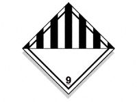Hazard Diamond Black White Stripes