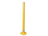 Yellow Powder Coated Sprung Parking Posts