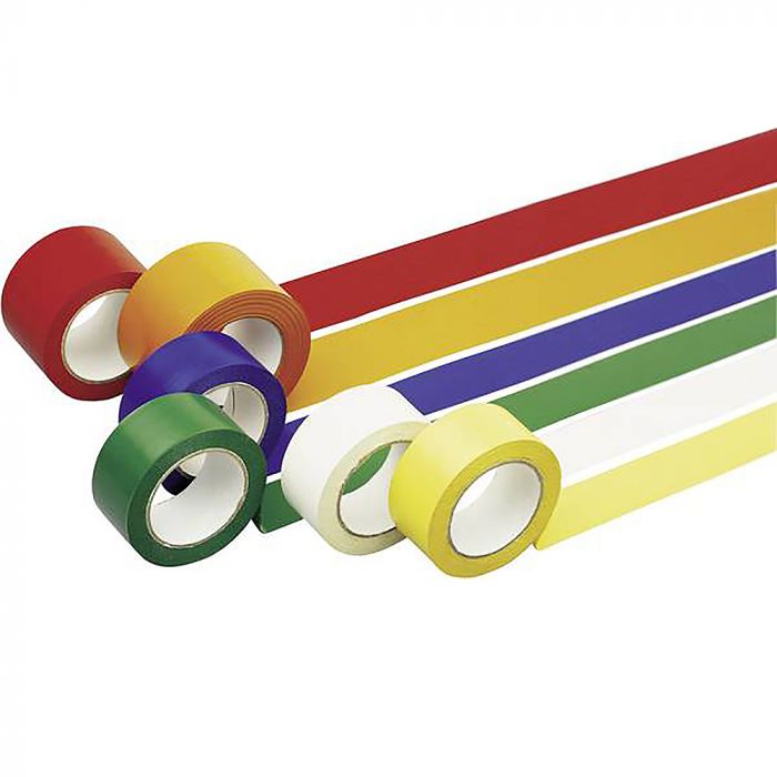 Buy Self adhesive floor marking tape, white now