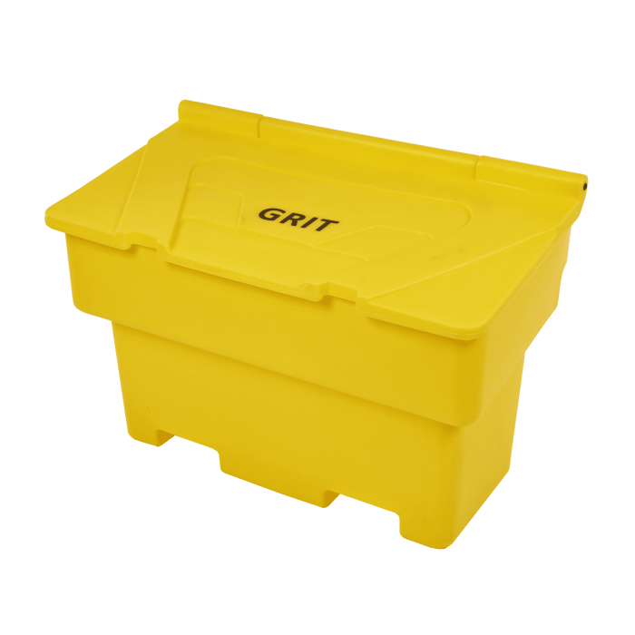 Buy Nestable Grit/Salt bin, 200L capacity c/w 200kgs salt now