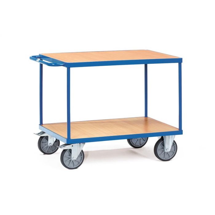 Buy Fetra Table top Cart 1000x700mm with 2 timber shelves now