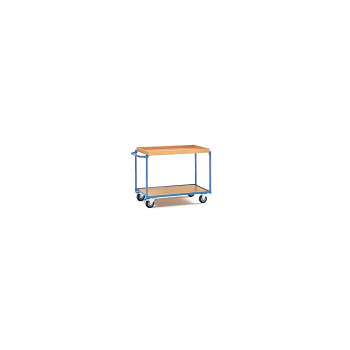Buy Fetra Table Top Cart 850x500mm, top shelf 50mm rim now