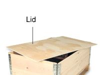 1200 x 1000mm Plywood lid - pack of 10
