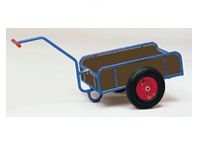 Fetra 2-wheel Hand Cart, platform 1145 x 545mm, 4 sides