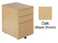 3 drawer Oak pedestal 680x392x600