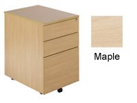 3 drawer Maple pedestal 680x392x600