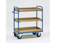 Fetra 3-shelf H/D Tray Trolley 1000x700mm L x W