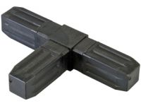 3 way flat joint 25mm square tube connector