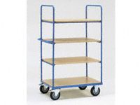 Fetra 4-shelf H/D Shelf Trolley 1200x800x1800 LxWxH