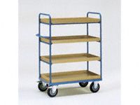 Fetra 4-shelf H/D Tray Trolley 1000x700x1500 LxWxH