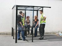 4 Side Traditional Smoking Shelters from 2.1m Sq to 2.1x5.2m
