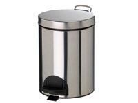 5L Pedal Waste Bin In Stainless Steel