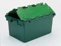 80 ltr Attached Lid Distribution Container - 330 x 597 x 374mm HxLxW