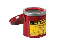  Justrite Flammable Liquid Bench Cans - 1 to 8 Litre Capacity