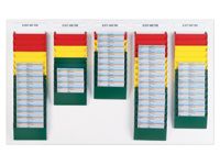 A5 Portrait Display Racks 10 Pockets - Various Colours