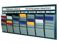 A5 Portrait Document Display Racks 16 Pockets - Various Colours
