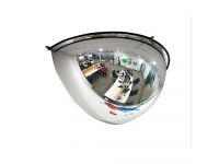 Half Hemispherical Safety Security Mirror 600 x 320