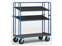 Fetra Adjustable Shelf Trolley 1430x620, 3 x ply shelves