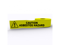 Asbestos Hazard Printed Warning tape