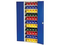 Bott Steel Storage Cupboard - 10 Shelves, 66x no.3 Bins