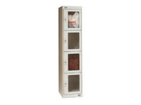 Brown's Insight Clothes Lockers - 4 Compartments