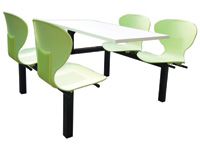 Bubble Easy Clean Fast Food Unit - 4 seater