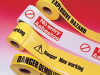 Building Unsafe Printed Warning tape