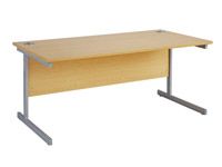 Cantilever Rectangular Desk 1600 mm L