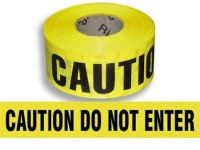 Caution Do Not Enter Printed Warning tape