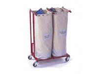 Classic double mobile sack holder for mail sacks