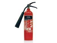 CO2 fire extinguisher with frost-free horn, 2kg