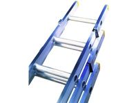 D Shaped, Non Slip Extension Ladders - Various Heights