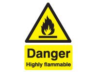 Danger Highly Flammable Safety Signs