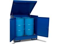 Armorgard DrumBank 4 Drum Enclosed Spill Pallet