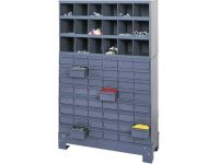 Durham mfg 656-95 Modular 48-drawer cabinet with 18 parts bin