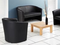 Encounter leather-look single tub seat